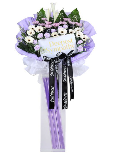 Peaceful Journey Condolence Flower Wreath (JWA18)