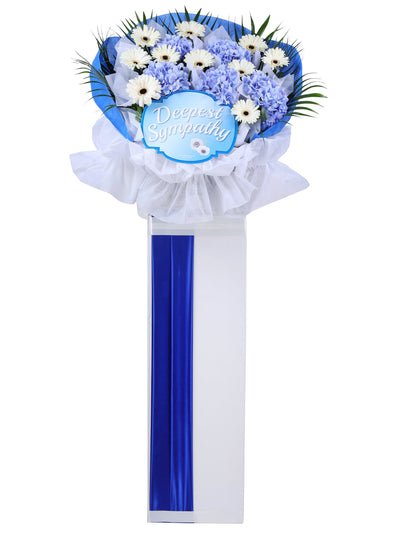 Remembering Always Condolence Flower Wreath (JWA6)