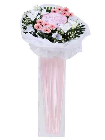 Memories Unfading Condolence Flower Wreath (JWA5)
