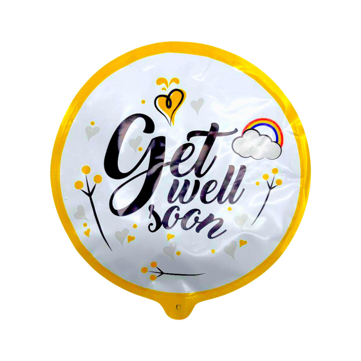 Auto-inflatable Balloon – Get Well Soon Hearts & Rainbow (BA034)