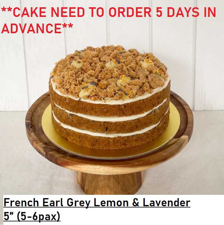 FRENCH EARL GREY LEMON LAVENDER CAKE (JCA10)