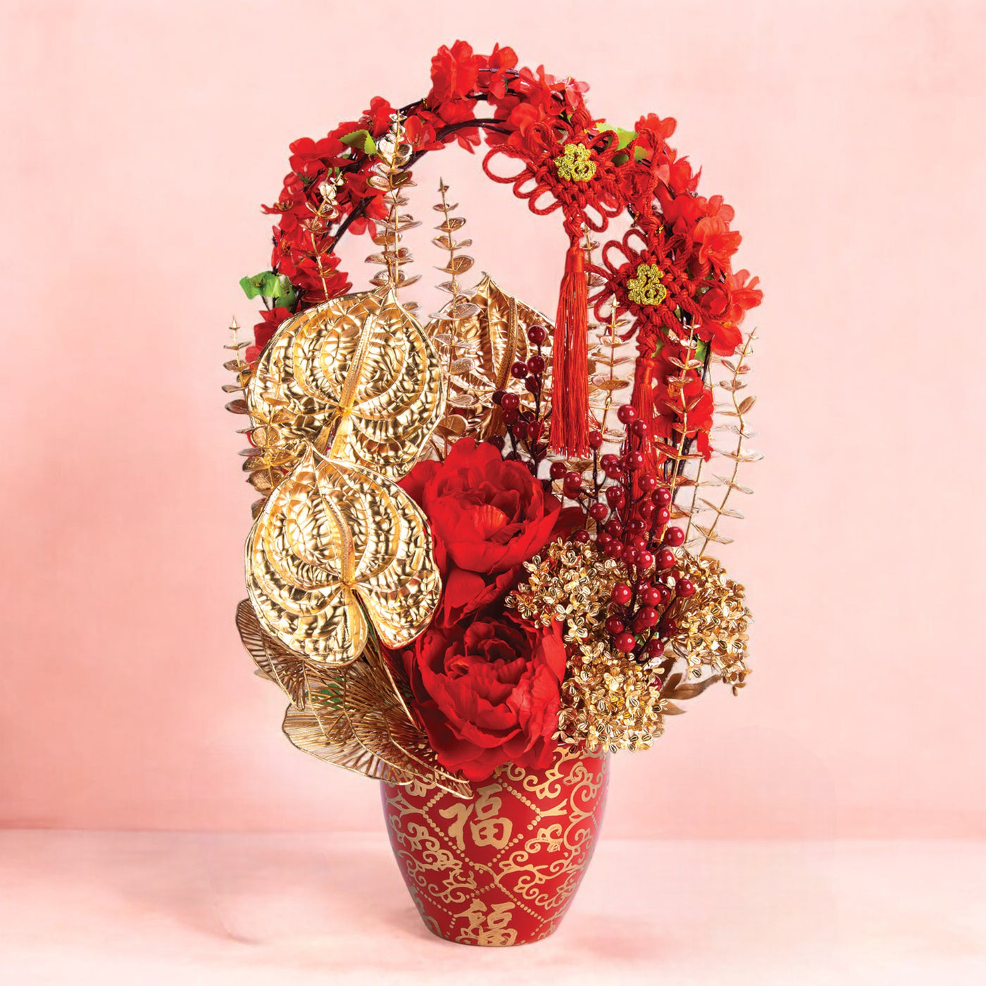 Wealth Magnet Silk Arrangement (SF4)