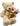 A Giant Teddy Bear with a Preserved/Dried Bouquet (HB090) Joaquim Florist & Gifts