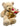 A Giant Teddy Bear with a Preserved/Dried Bouquet (HB090) Joaquim Florist & Gifts
